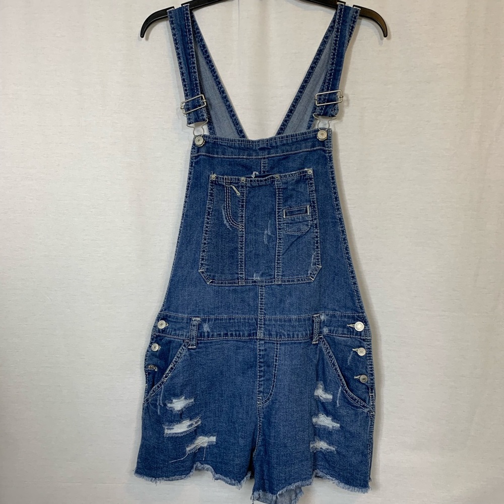 ✌🏼UNIONBAY Overall jean shorts